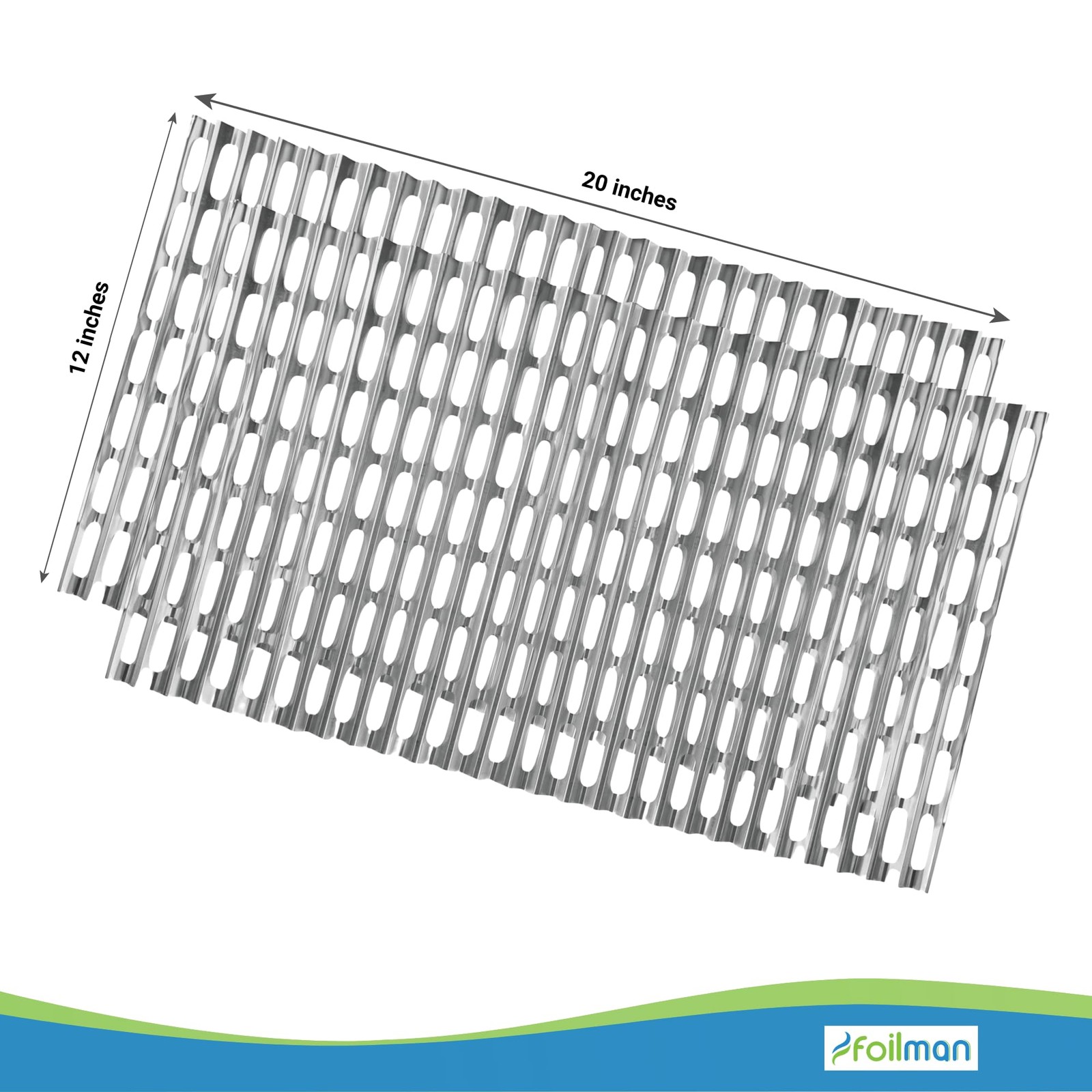 Clean Grill BBQ Disposable Aluminum Liners | 12 x 20 inch/Disposable Grill Gr…