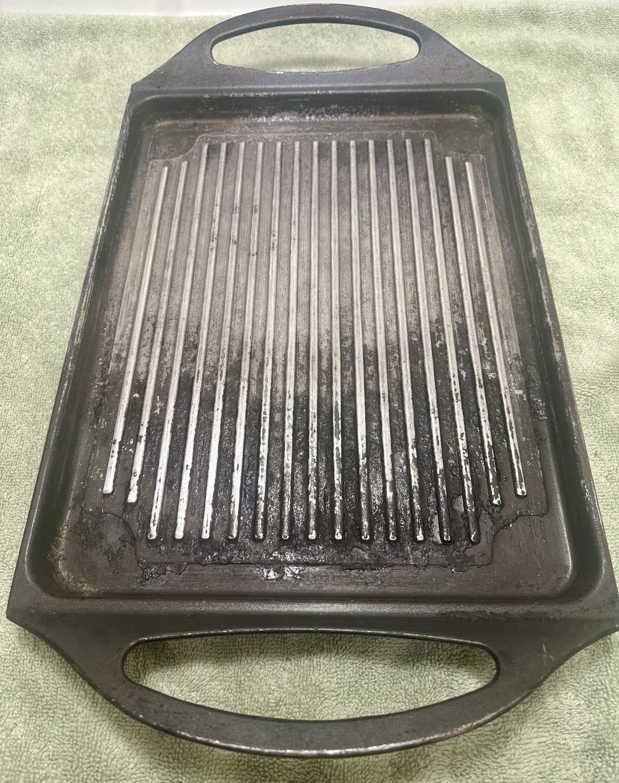Table Craft Die-Cast Cookware Rectangular Grill Pan