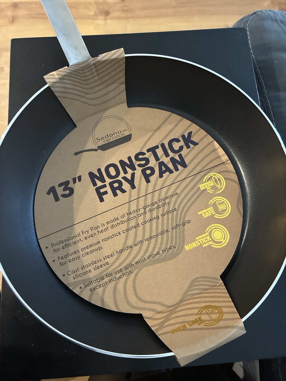 Sedona Pro Chef Edition 13″ Nonstick Fry Pan, Aluminum, Oven Safe