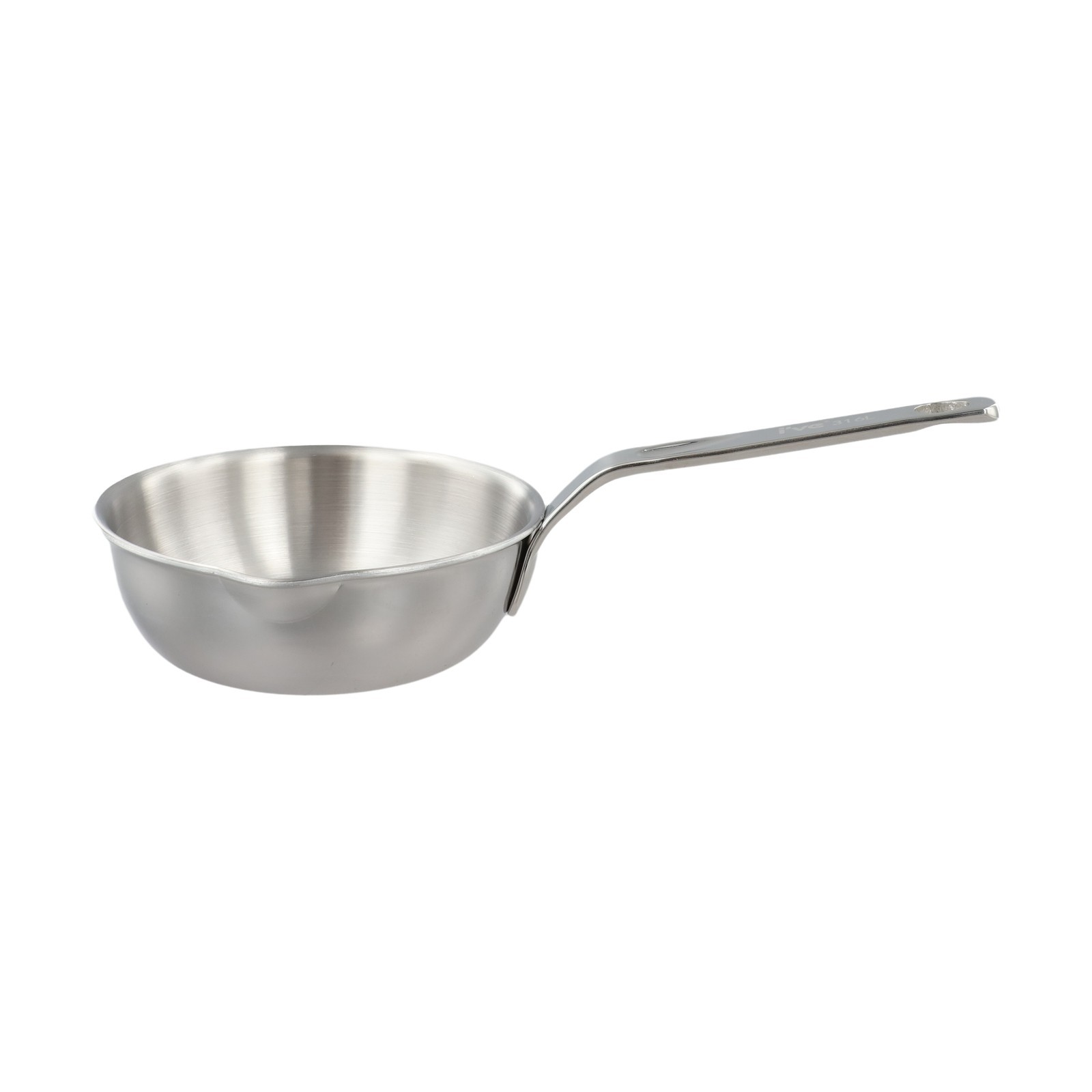 Compact Cooking Pan 316 Stainless Steel for Single Servings and Sauces