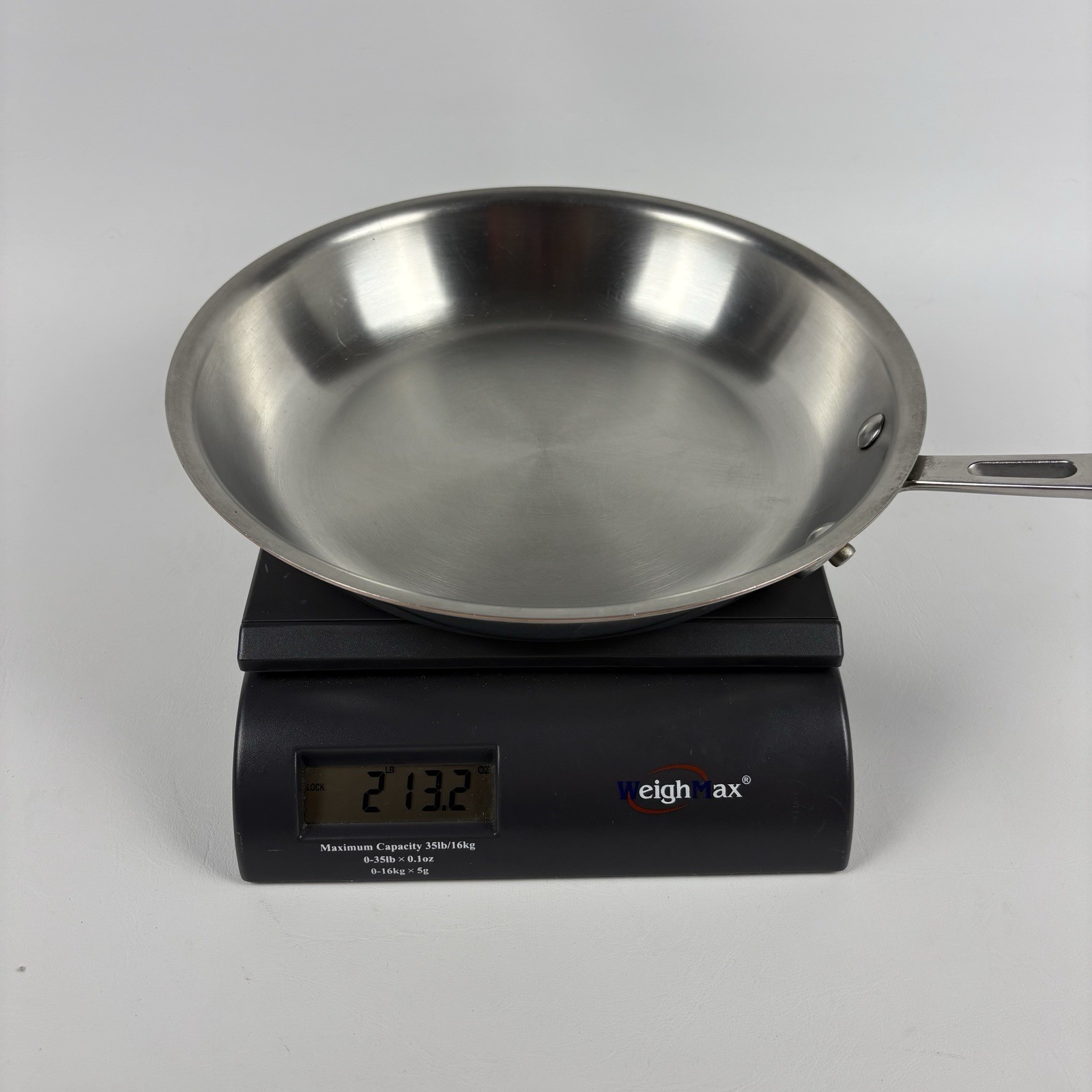 Vintage All-Clad Copper Core 10″ Stainless Steel 5-Ply Fry Pan Skillet USA Made