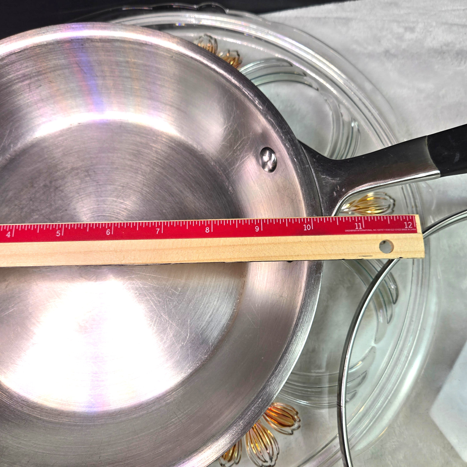Tabletops Unlimited Superior Quality Professional Stainless Steel 10″ Fry Pan.