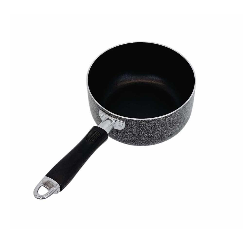 7″ (18CM) Nonstick Sauce Pan with Lid, 2QT Cooking Pot, Ergonomic Plastic Handle