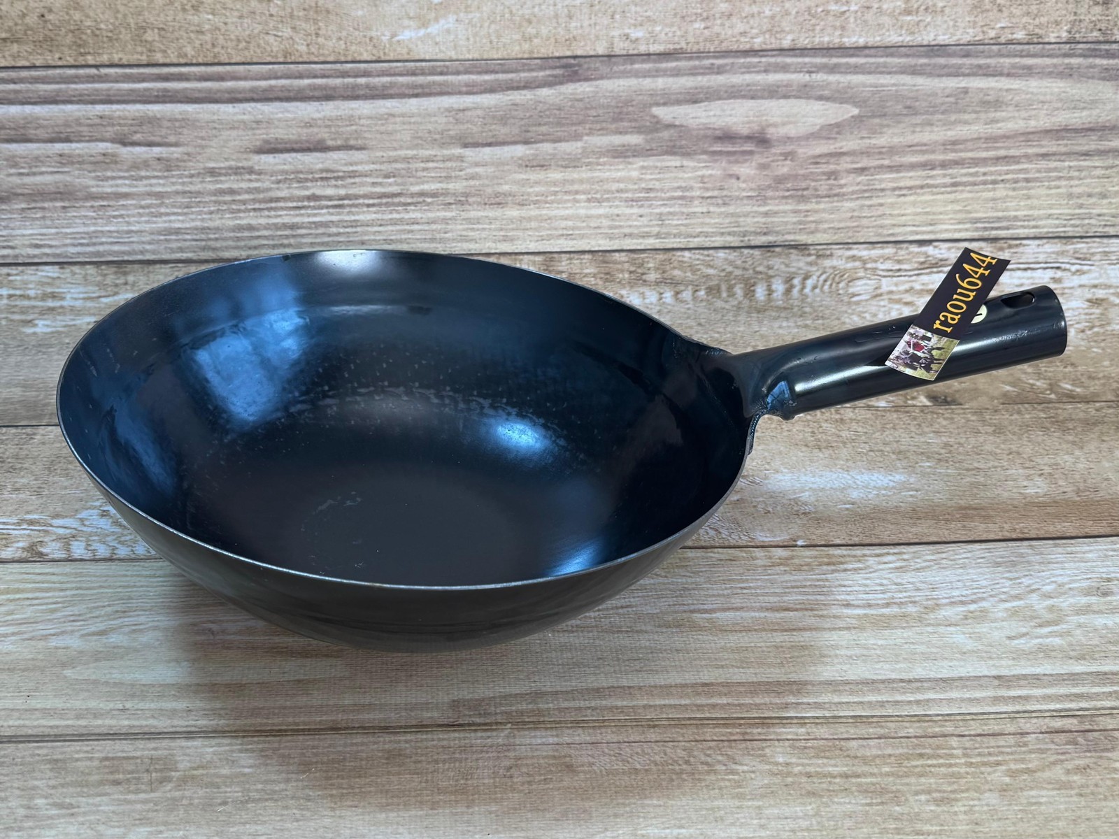 Yamada 36cm Iron punched one-handed wok (thickness 1.2 mm) ATY9136