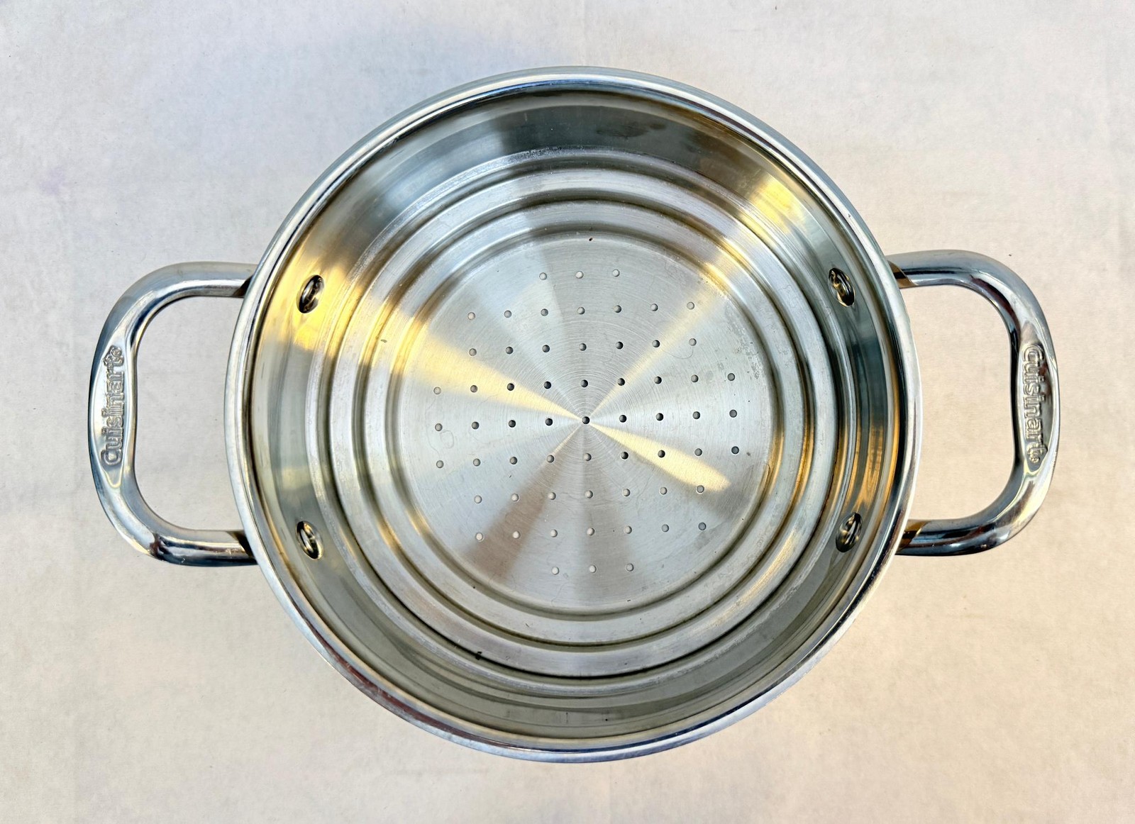 Cuisanart 3 Qt. Sauce Pan with Steamer Set – Stainless Steel Mirror Finish