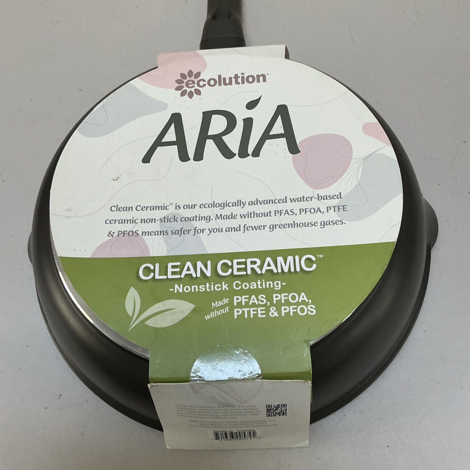 Ecolution Clean Ceramic Coating 9.5″ Skillet / Frying Pan New