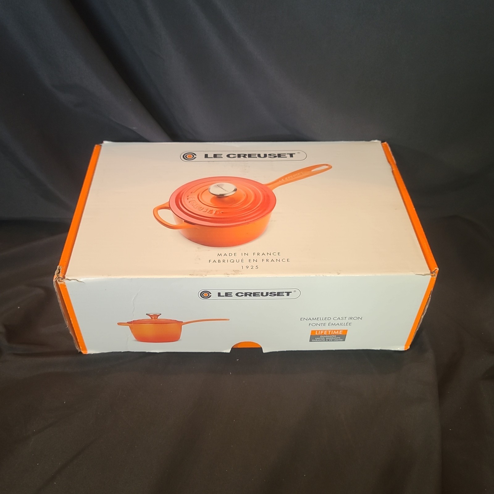 Le Creuset Signature Cast Iron 2.25 Quart Saucepan in Caribben Teal