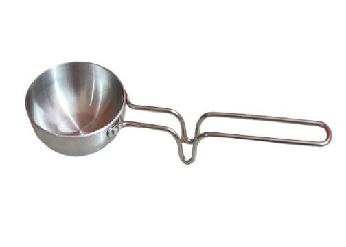 Triply Stainless Steel Tadka Pan Mini Fry Pan Steel Handle Kitchen Cookware