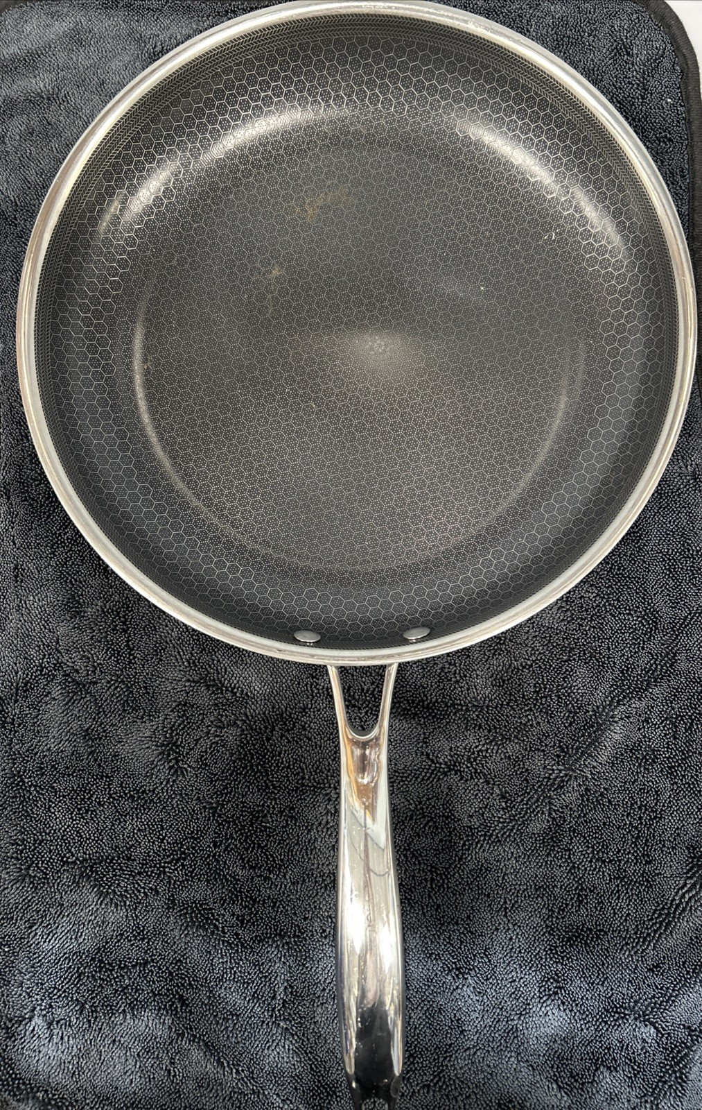 HexClad 12″ FRYING PAN 12-Inch 12 Hybrid Non-Stick NO Lid – Used Good Condition