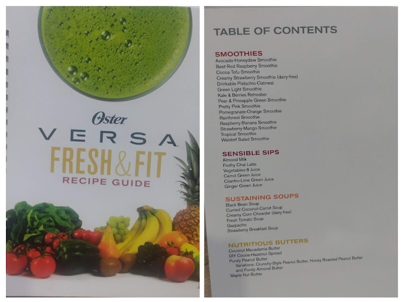 Fresh & Fit Performance Power Blender Recipe Booklet Cookbook ONLY
