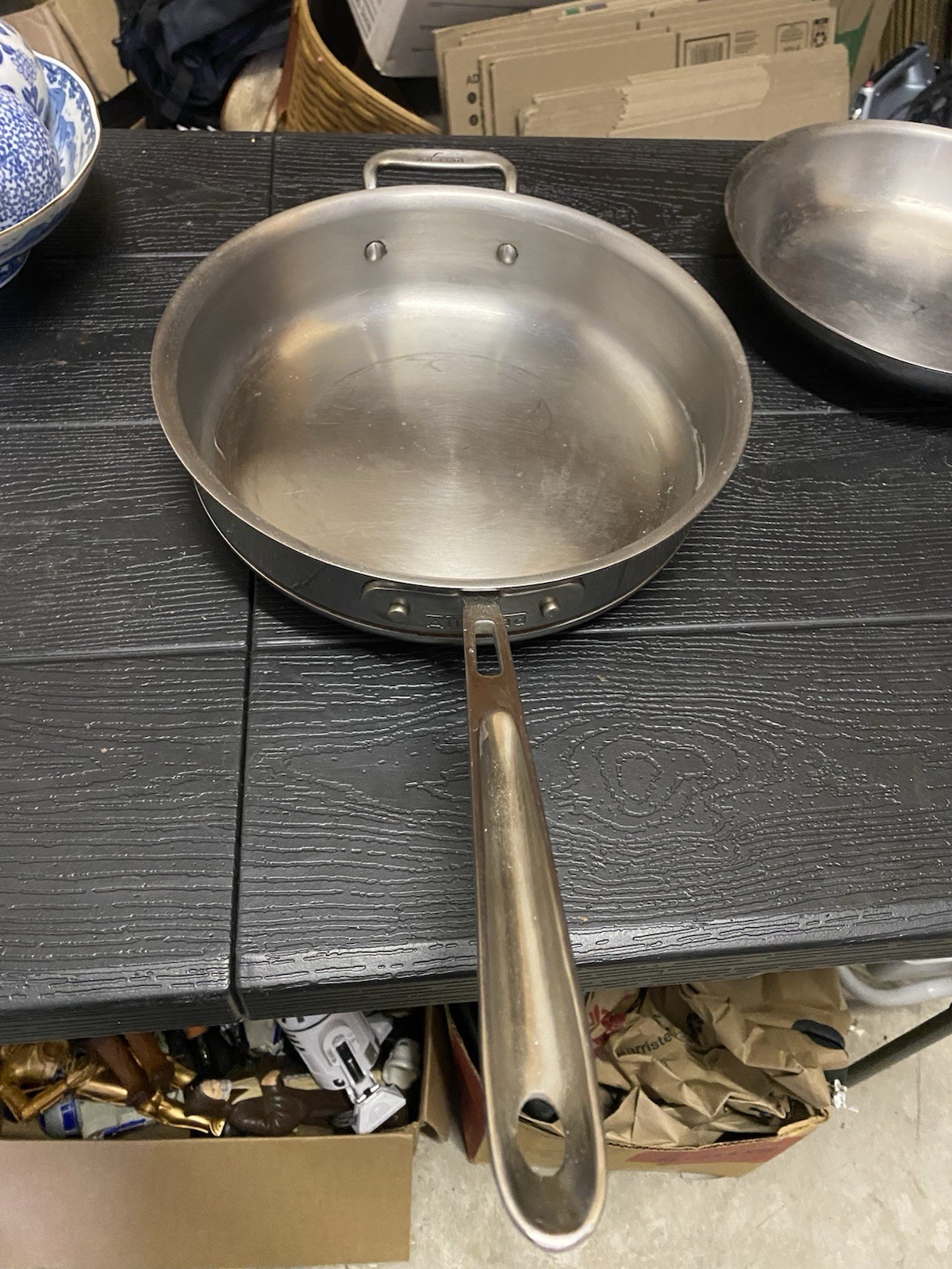 All-Clad Copper-Core 4 qt Stainless Steel Saucepan w/Double Handle