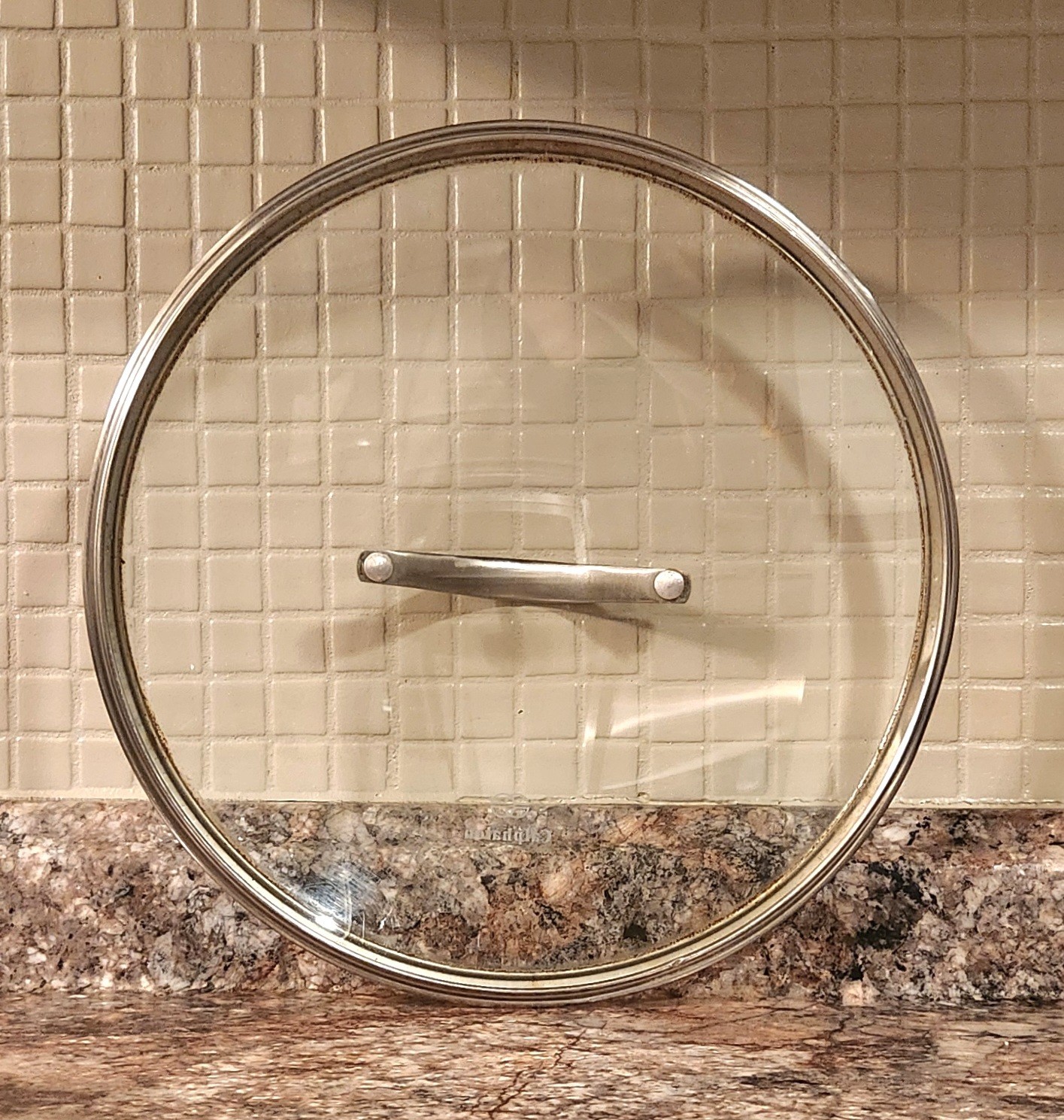 Calphalon 8.5 Qt Hard Anodized Dutch Oven Stock Pot w/ Glass Lid 8788 1/2