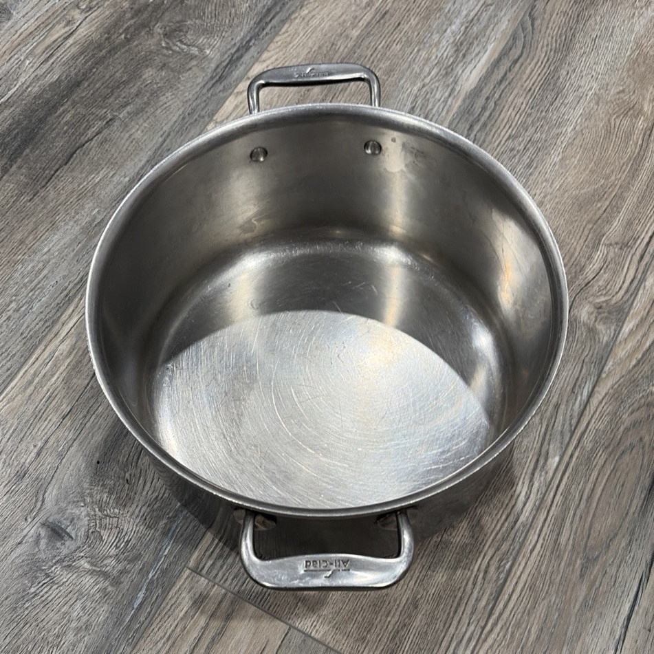 All-Clad D3 6 Qt Stainless Steel Stockpot Double Handle 8400001601