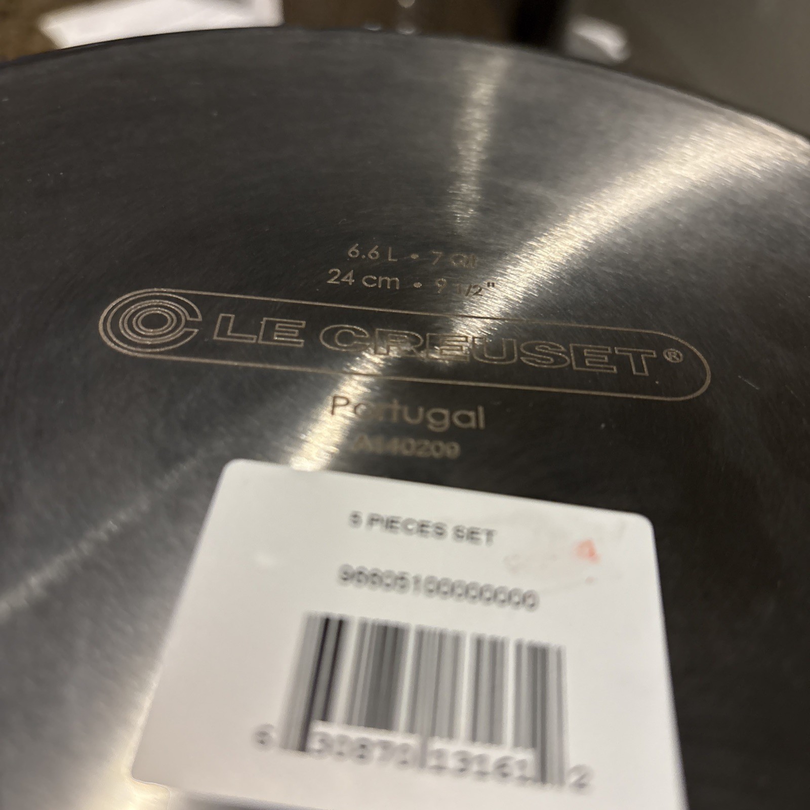 Le Creuset Signature Stainless Steel 7Qt Deep Casserole/Stockpot With Lid