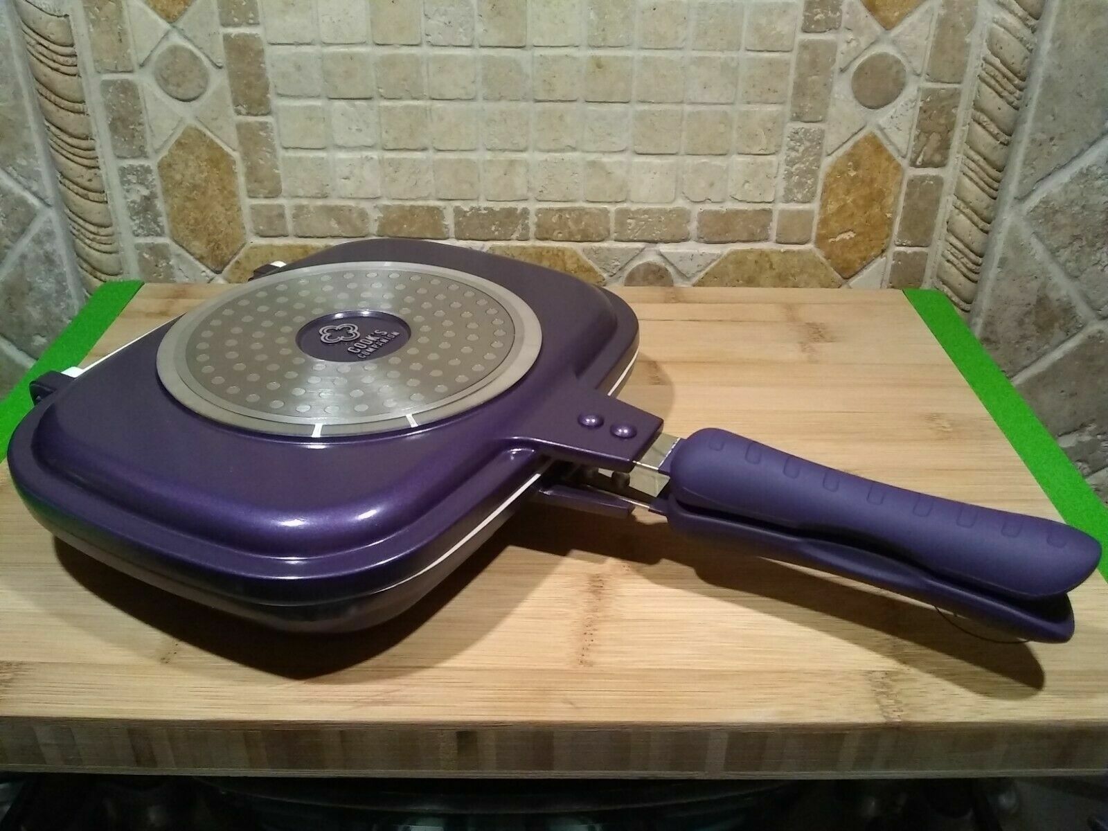 New Cook’s Companion Cast Aluminum Grill Flip Pan Low Pressure Cooking Induction