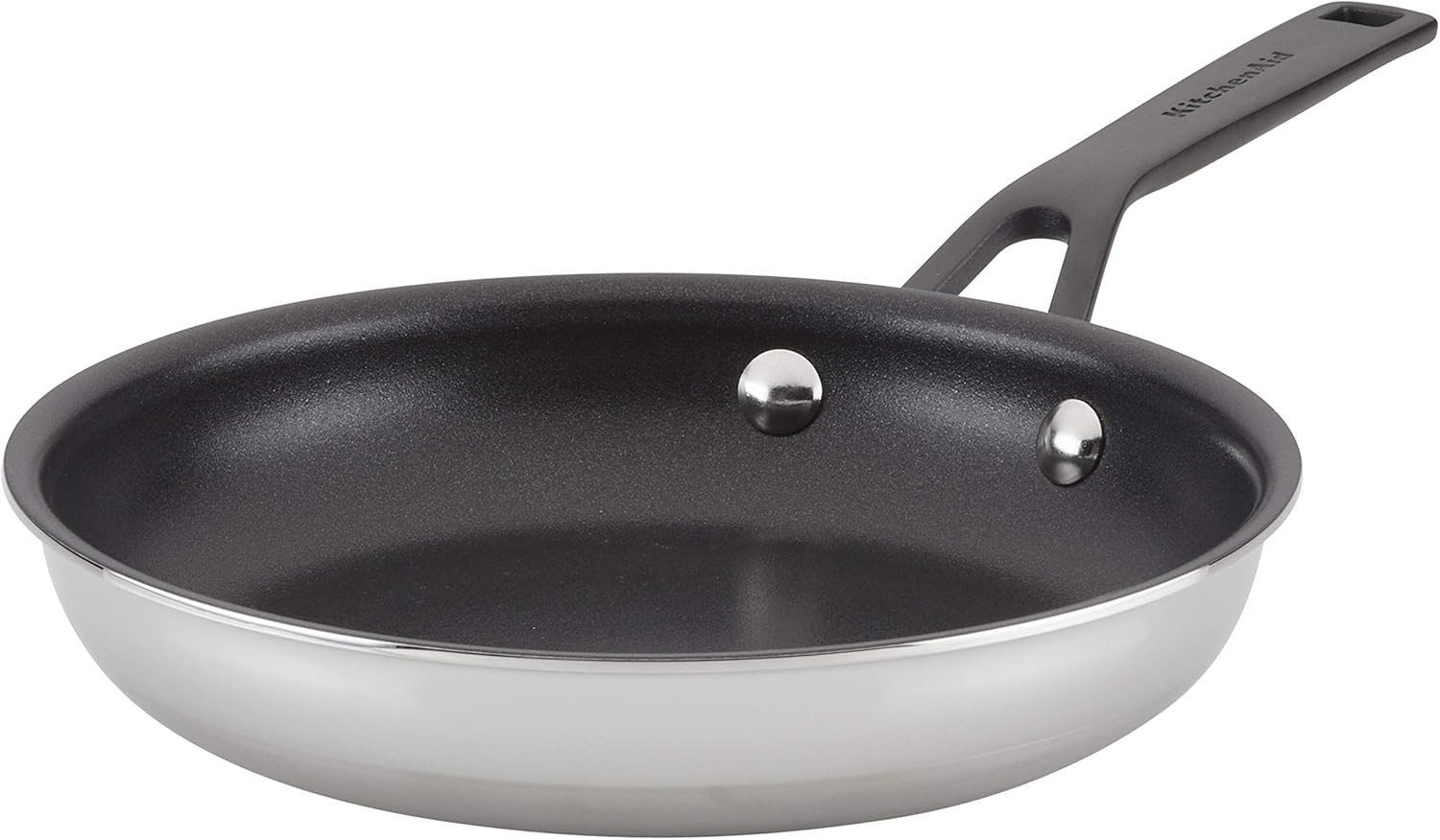 8.25in 5 Ply Clad Stainless Steel Nonstick Fry Pan Skillet