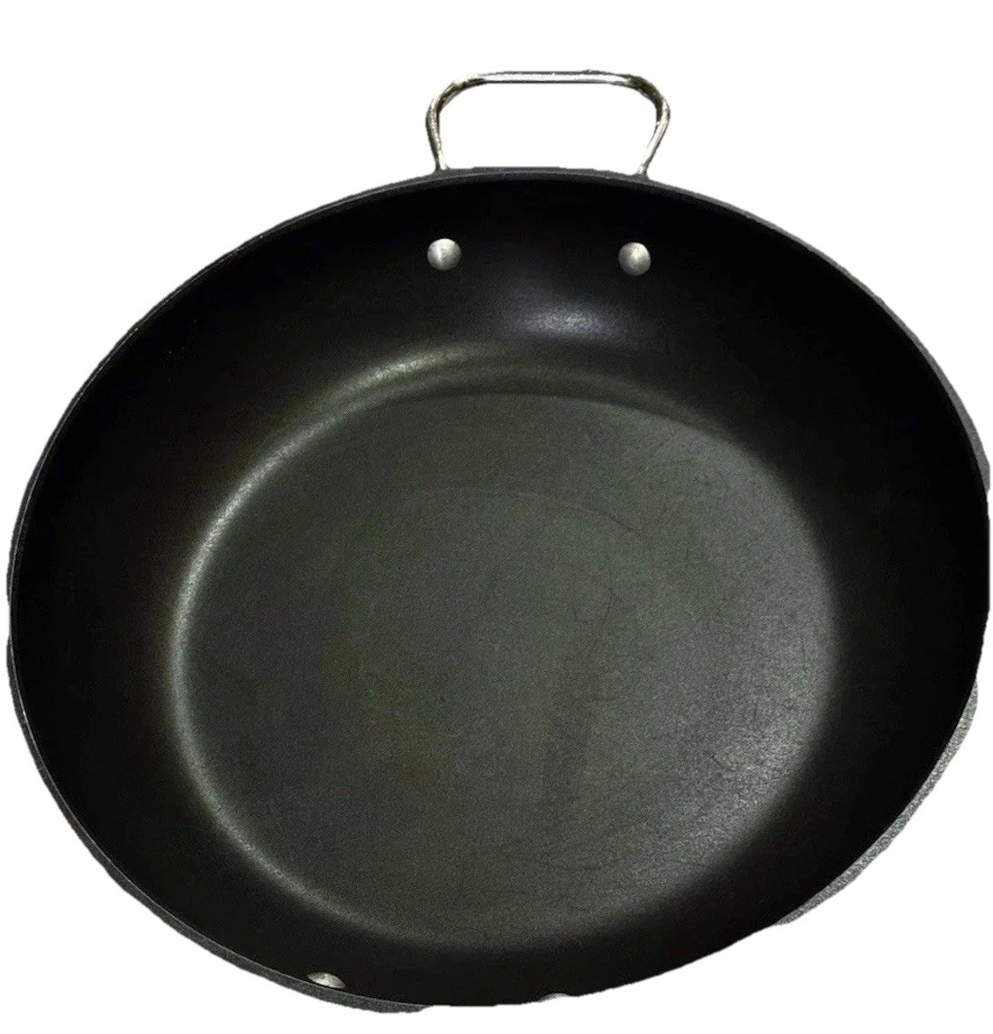 12″ Calphalon Non Stick 1382 Commercial Aluminum Quality Cookware 3Lb Excellent.