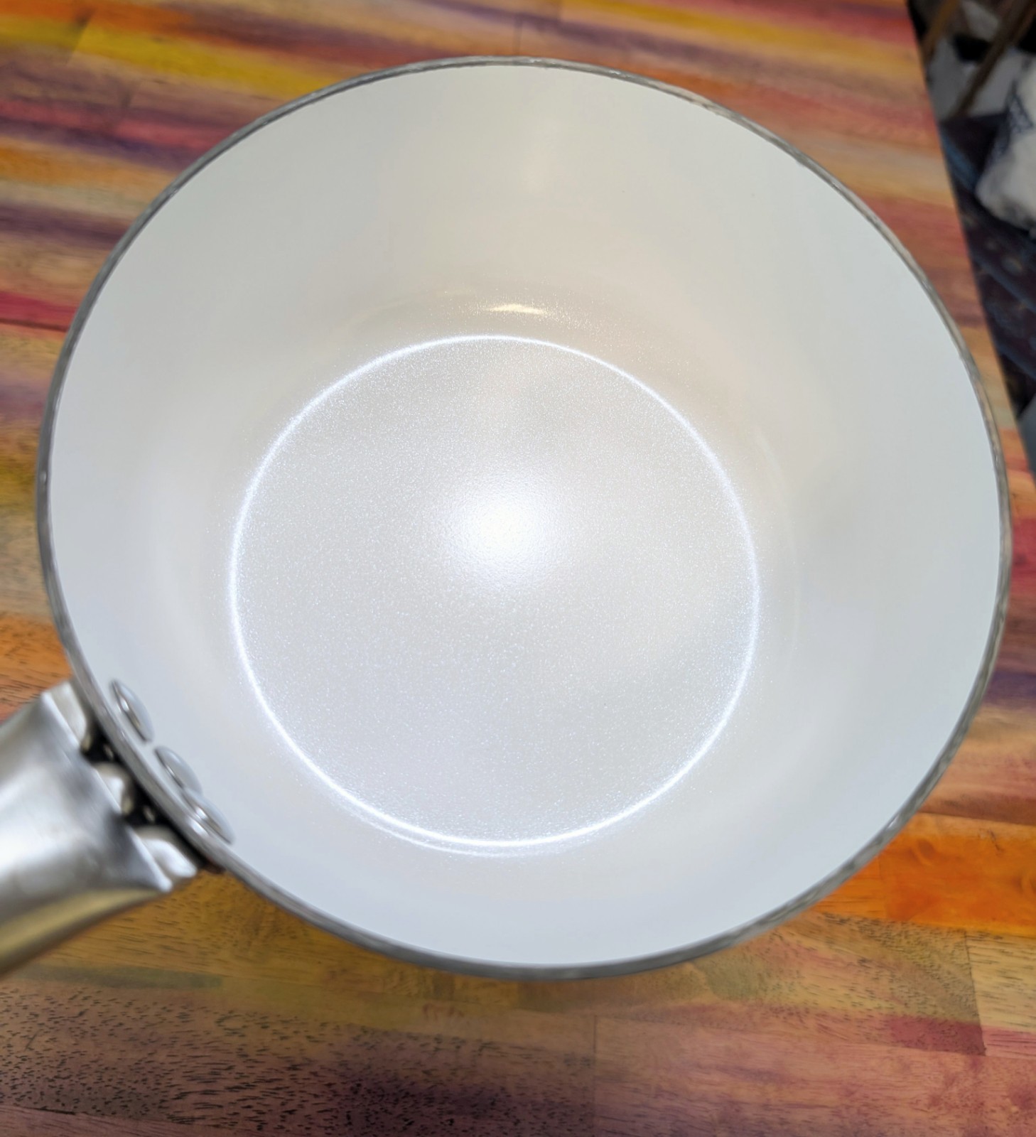 ⭐Oster Pot Pan Non Stick 2 Piece Aluminum Cookware Set in Gray Metal Handles