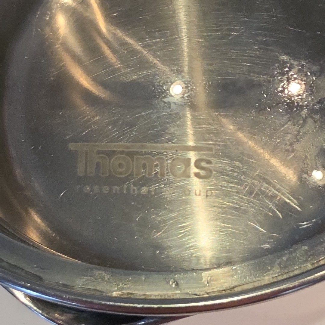 Thomas Rosenthal – Stainless Steel 1 Liter Cook & Pour Saucepan w/ Glass Lid EUC