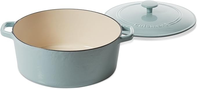 Cuisinart Casserole Cast Iron 7 quart CI670-30LBW – Teal/Light Blue