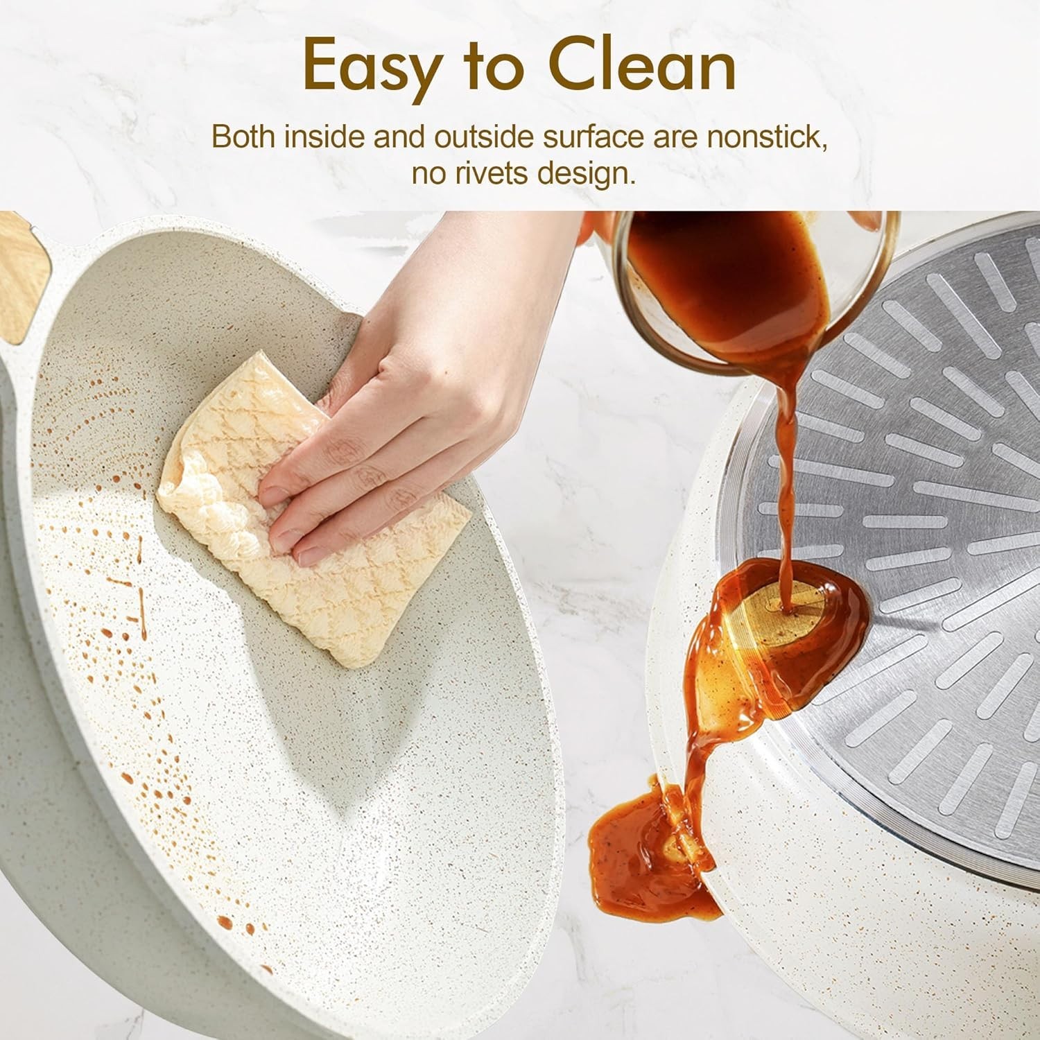 All-in-One 13-Piece Healthy Cooking Set – Nonstick Ceramic & Easy Cleanup