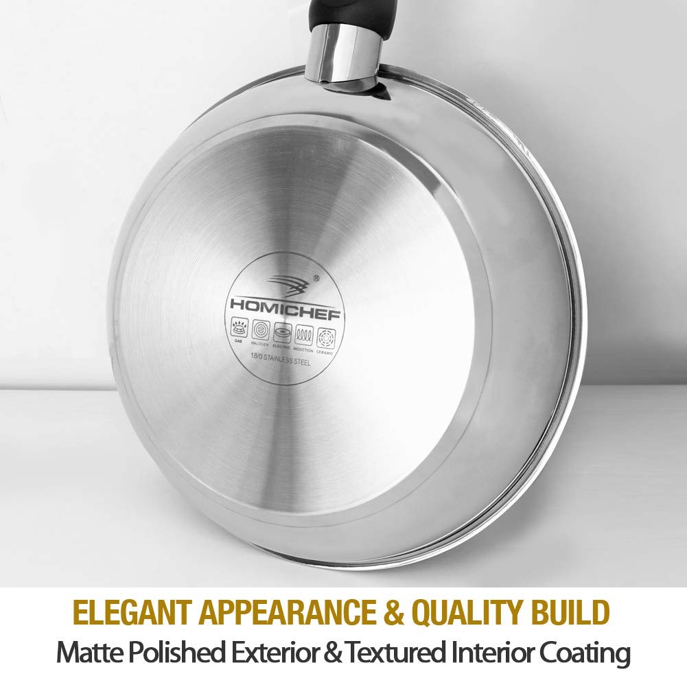 Homichef 11 Inch Nonstick Frying Pan And Skillet – The Ultimate Omelet Pan
