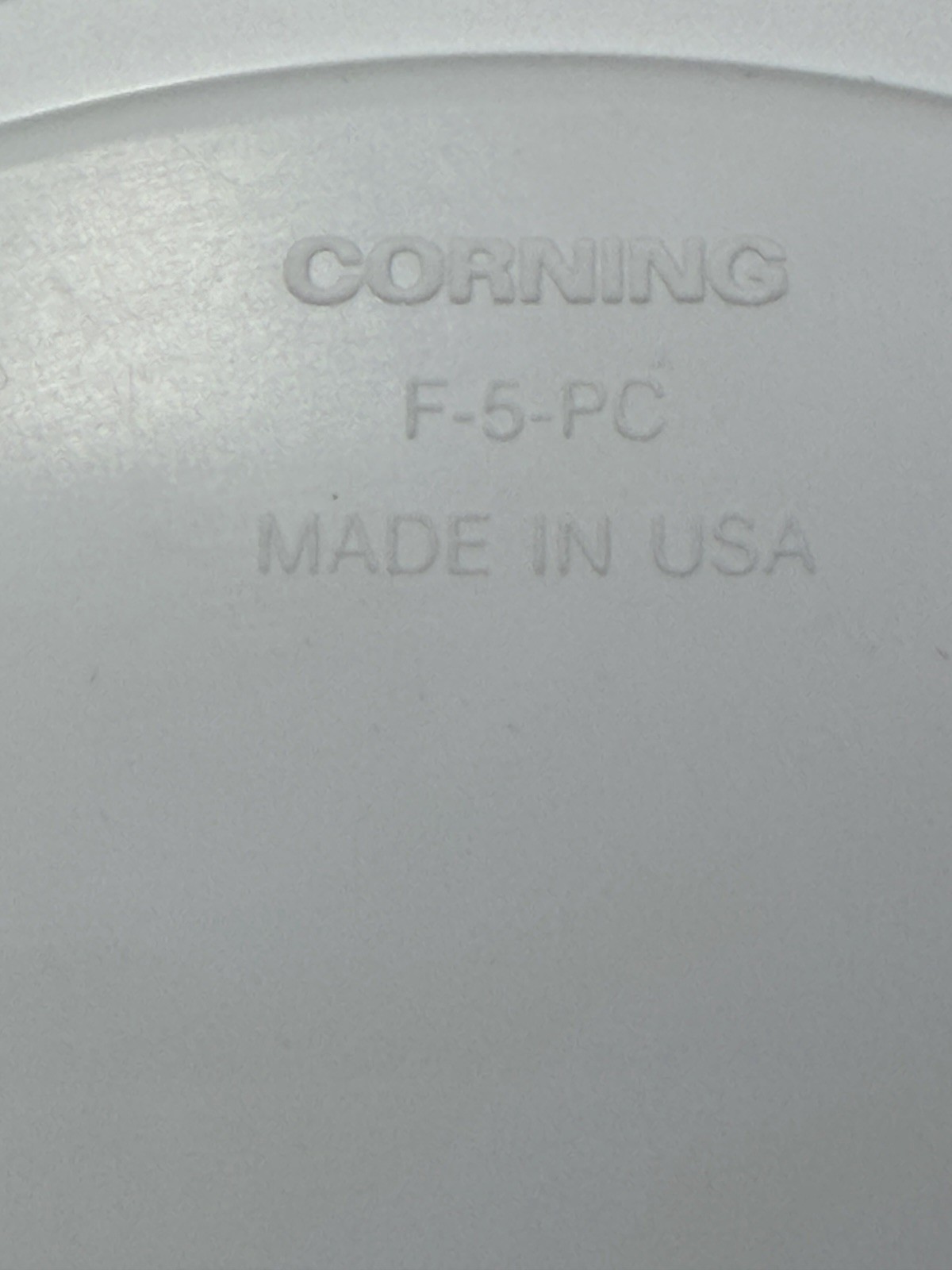 Corning Ware F-5-PC French White Round Plastic Replacement Lid