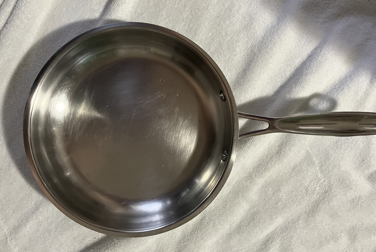 Cuisinart Model #722-20 8 in/20cm Stainless Steel Frying Pan Skillet Used