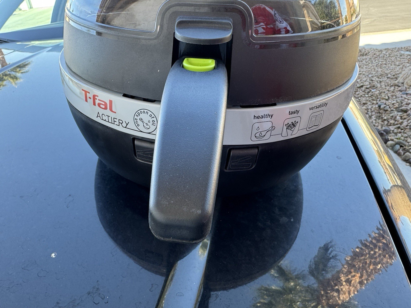 T-FAL ACTIFRY 1 SPOON OIL AIR FRYER LARGE 2.2LB FOOD CAPACITY GREAT CAMP HOLIDAY