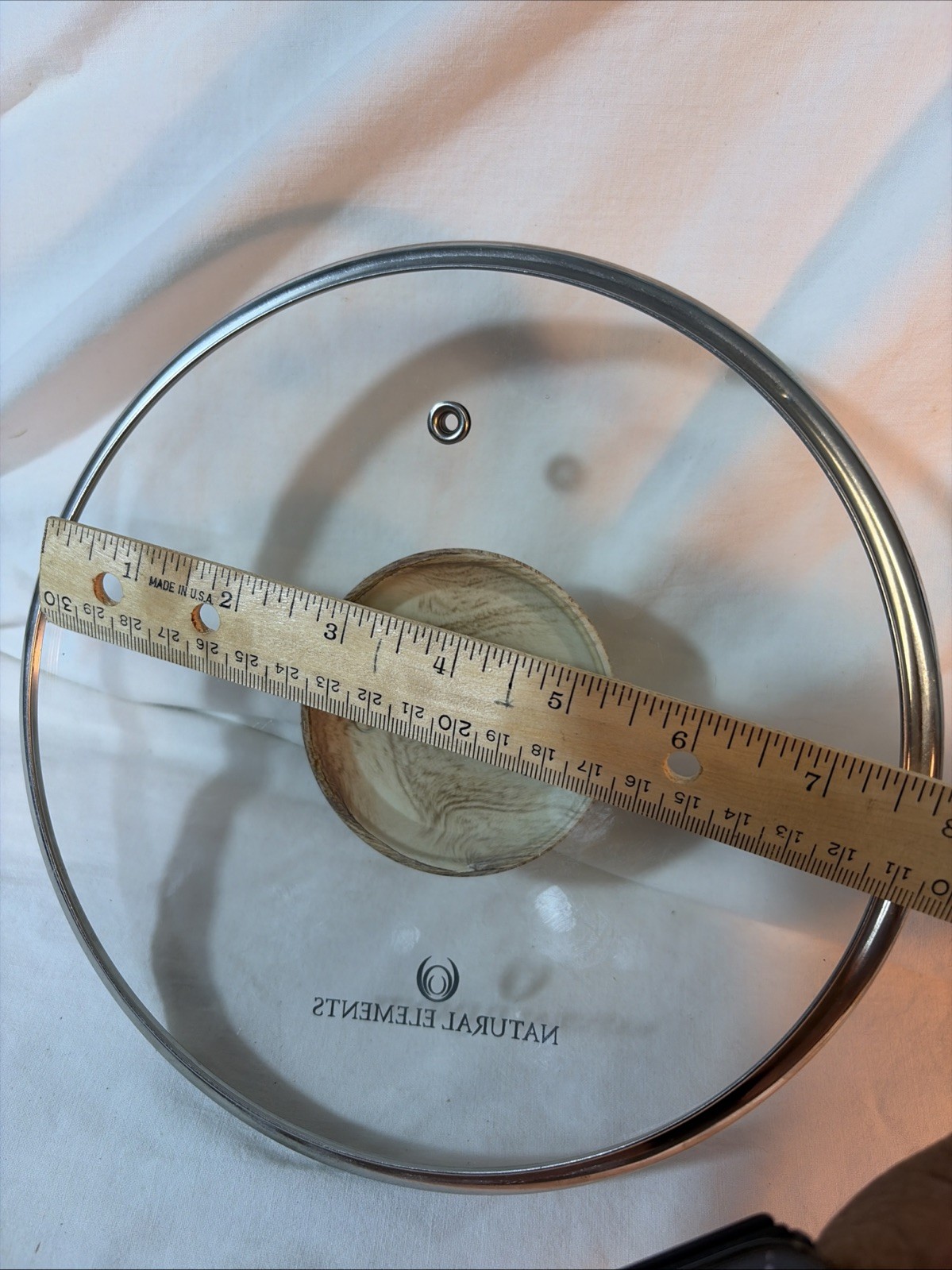 Natural Elements Woodstone Replacement Pot Lid 7.5 ” (inner Rim)