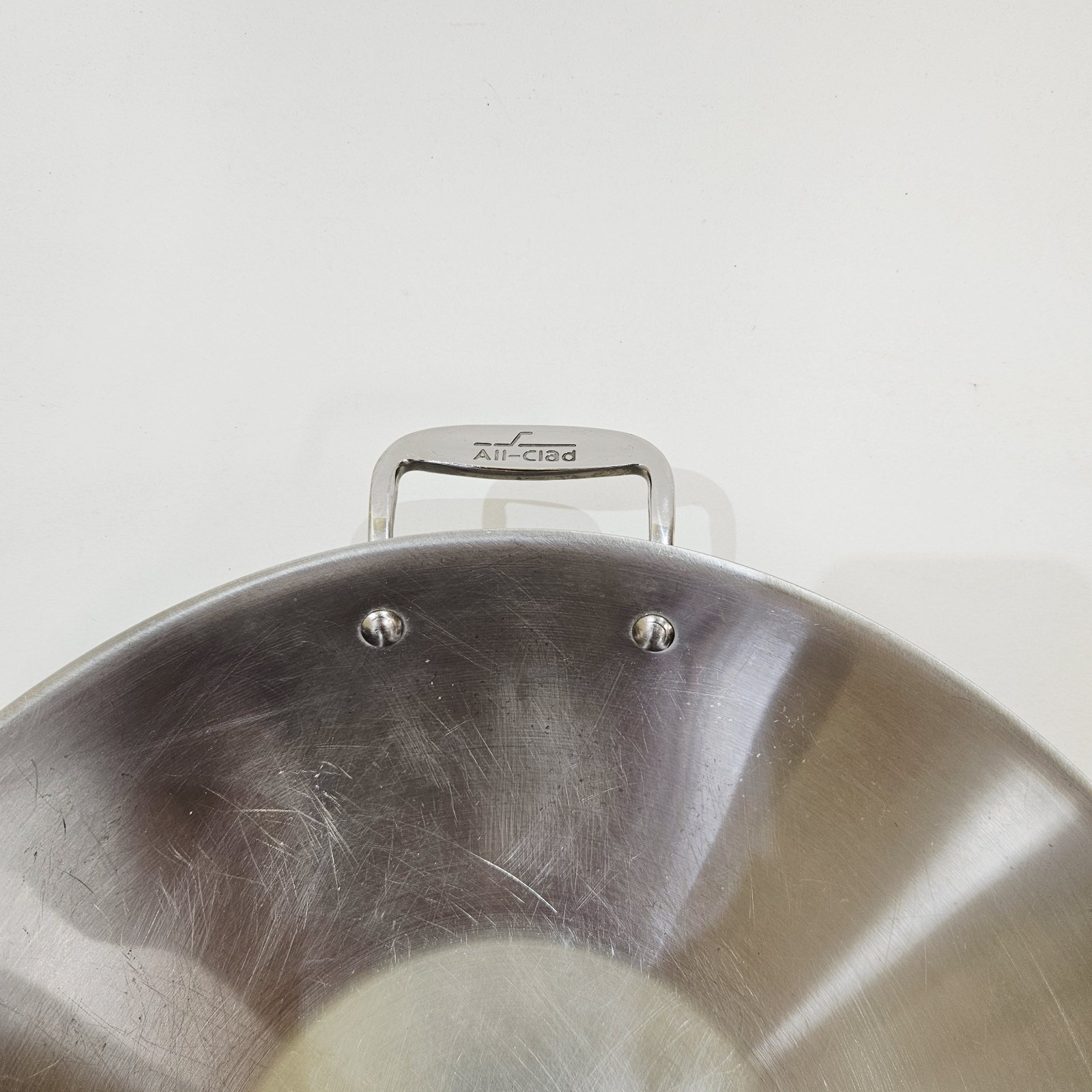 All-Clad D3 Stainless Steel 14 Inch Wok USA Made 1591922