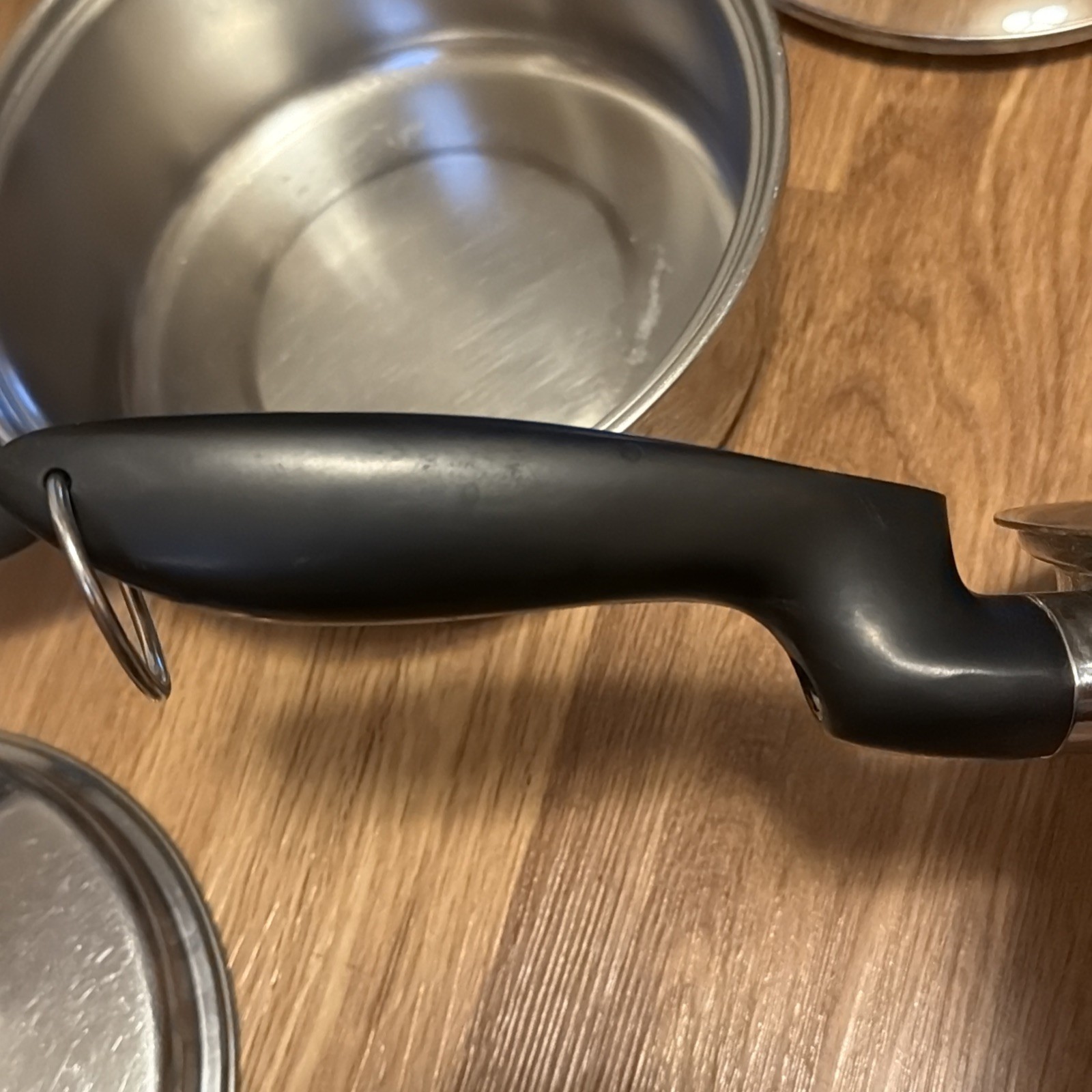 Deluxe Permanent Stainless Cookware Collection Sauce Pan And Skillets