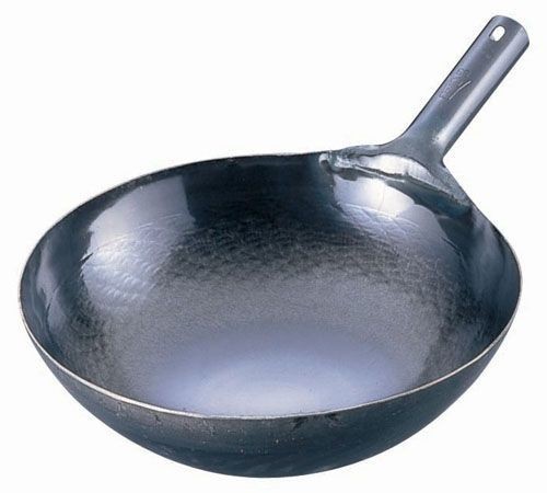Yamada Iron Hammered Chinese Wok Pan 45cm 1.6mm Thickness ATY9245