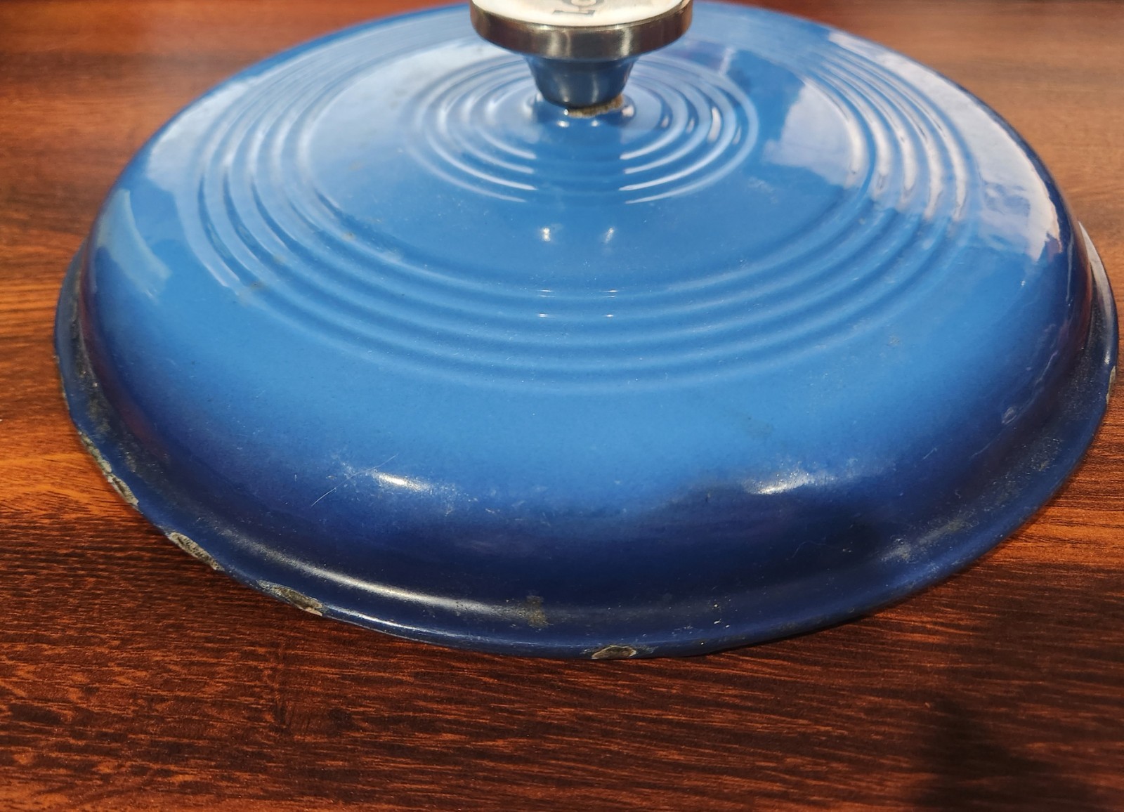 Lodge Cast Iron Replacement LID ONLY 11″ Blue Enamel for Dutch Oven