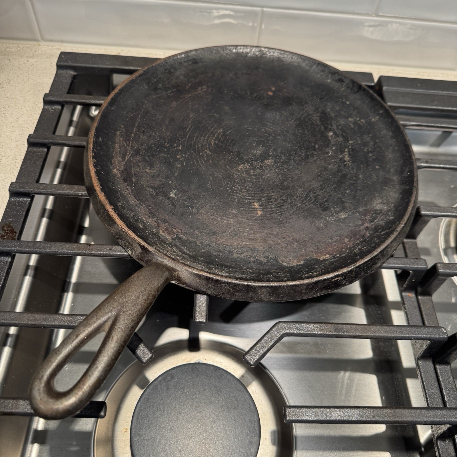 Vintage Wagner Ware Sidney O Cast Iron Round Griddle Pan 1109C 10″
