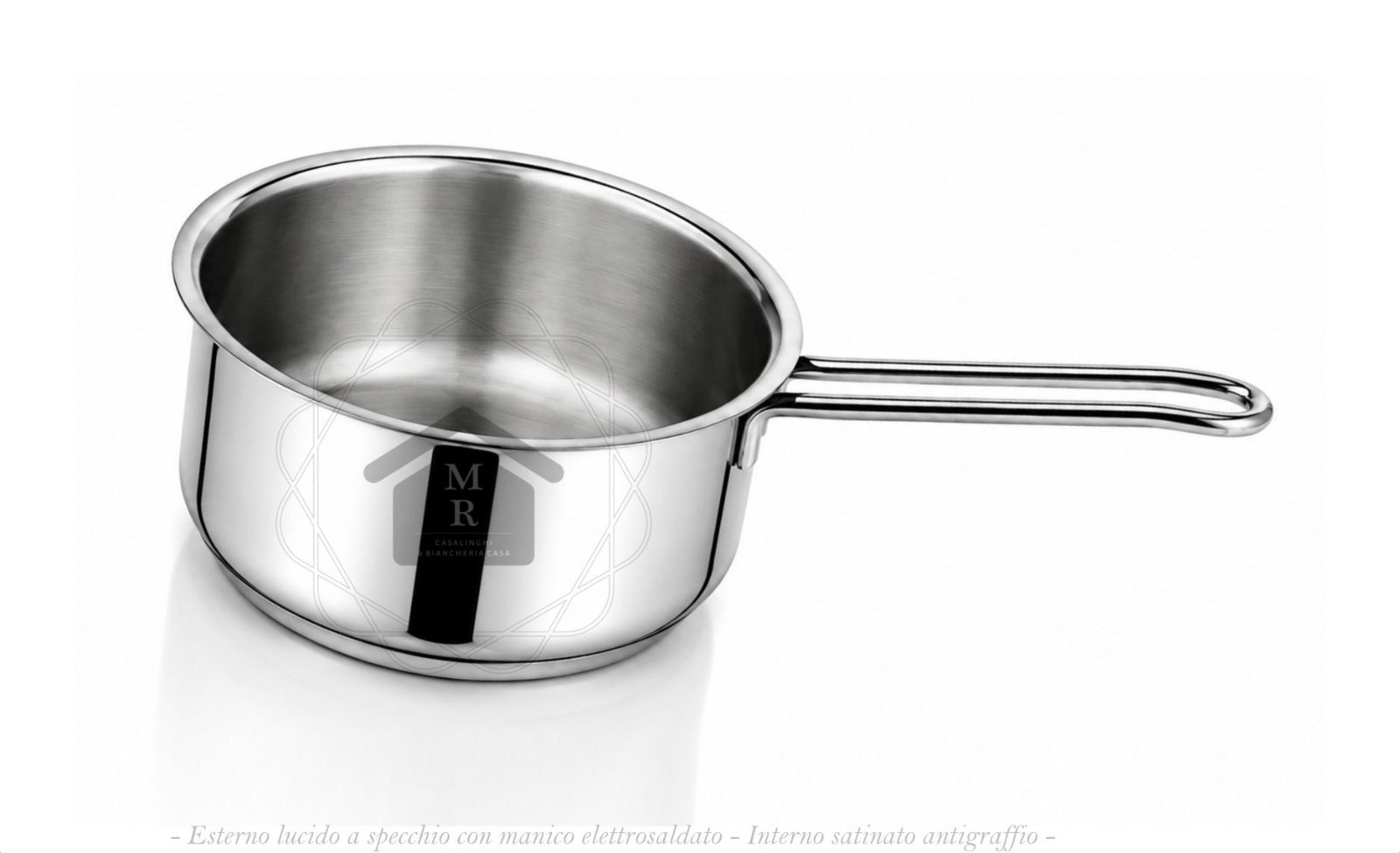 18/10 Stainless Steel Casserole Inoxtherm – Induction Bottom – Workshops Prandelli