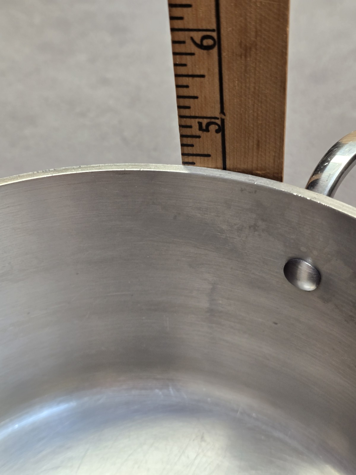 Vintage All Clad Master Chef 2 Stainless Steel 3-1/2 Qt Sauce Pan And Lid