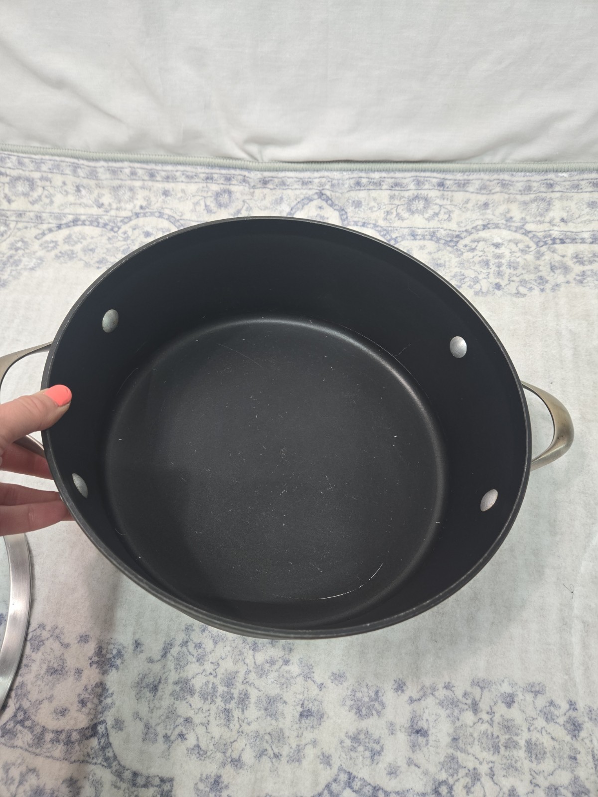 Calphalon 5 Qt Stock Pot, Dutch Oven with Lid 8785 Cookware