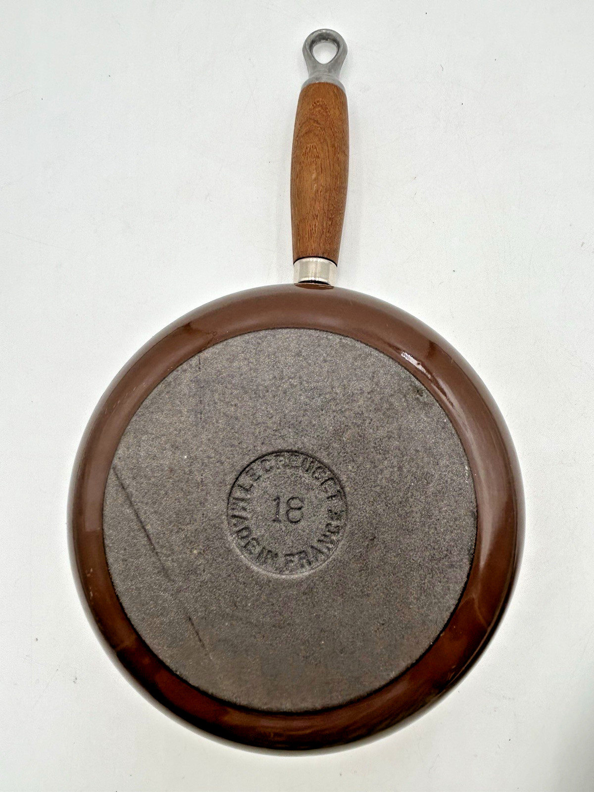 VTG ’60’s Le Creuset Brown Enameled Cast Iron 9pc Set B,24,8,18,14,16 & 4 Lids
