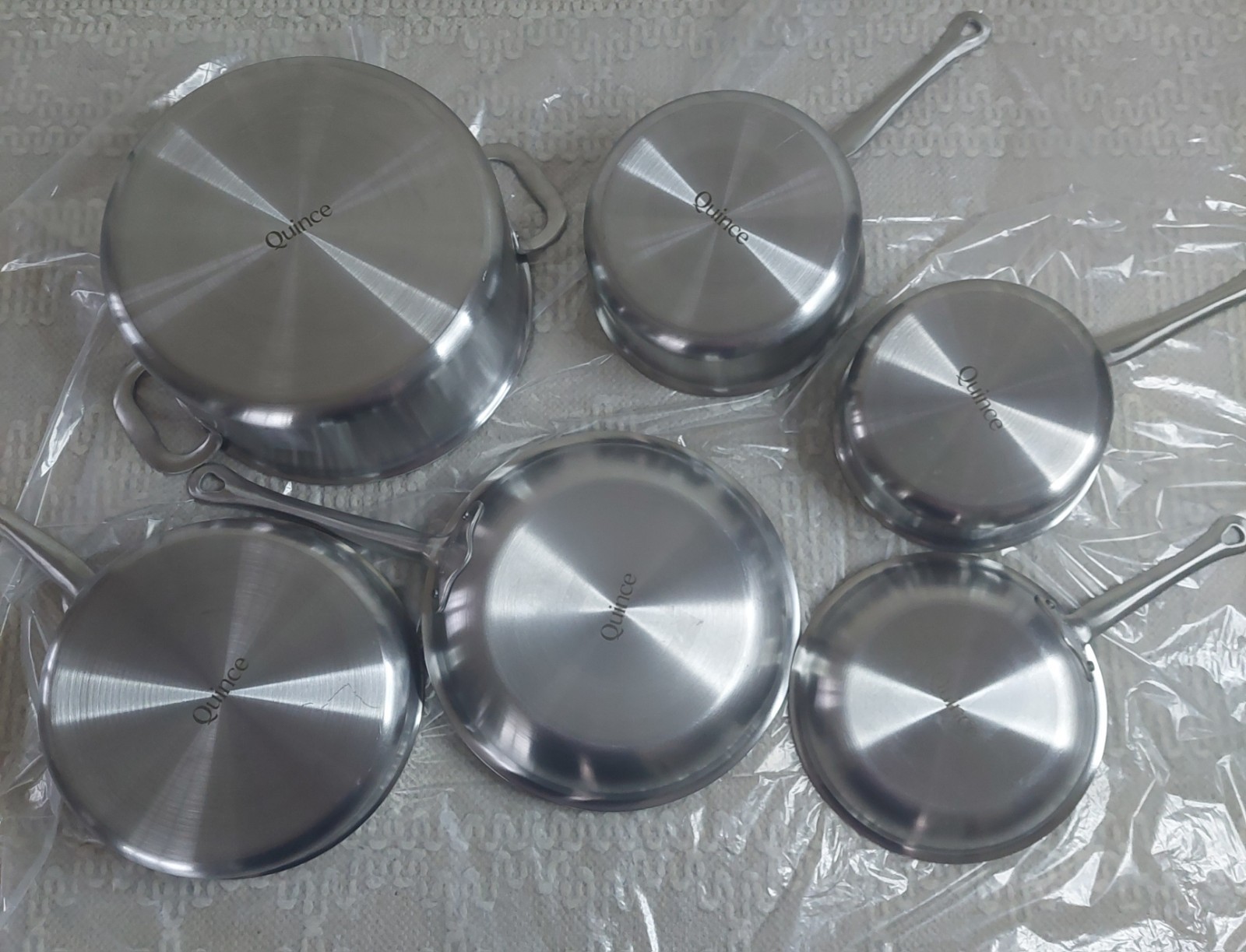NWOT! Quince 5ply Stainless Steel Non-Toxic 10 Piece Cookware Set! (SCG)