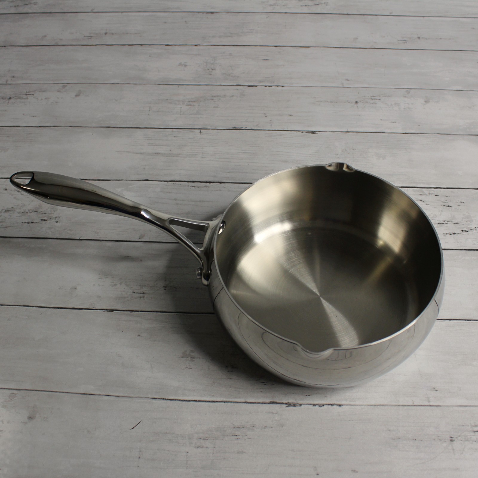 Tupperware Chef Series Stainless Steel 3 Qt Sauce Pan Glass Steamer Lid Cover