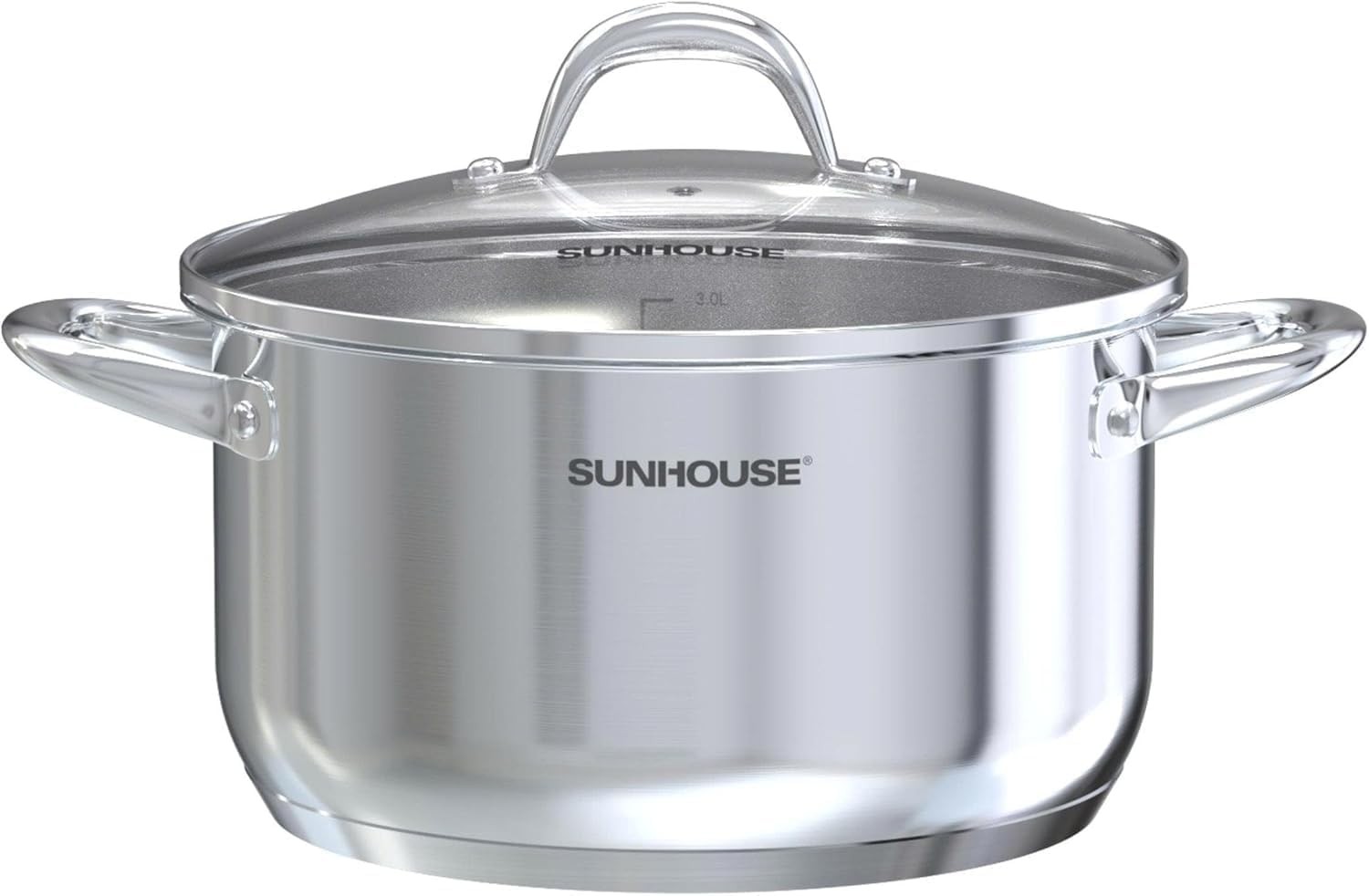 Stainless Steel Stock Pot 7 Quart HeavyDuty Induction Cooking Pot With Lid