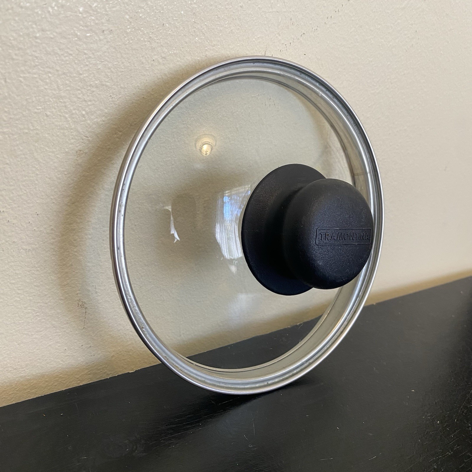 6” Inch Replacement Tramontina Round Glass Lid For 5 1/2″ Pot Pan | Knob Handle