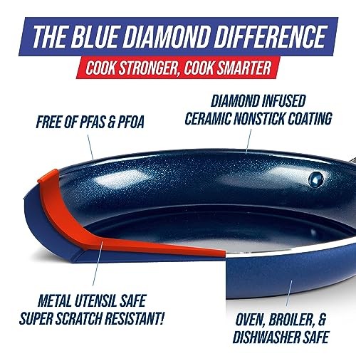 Utensilios De Cocina Sarten Antiadherente De Ceramica Con Infusion De Diamante