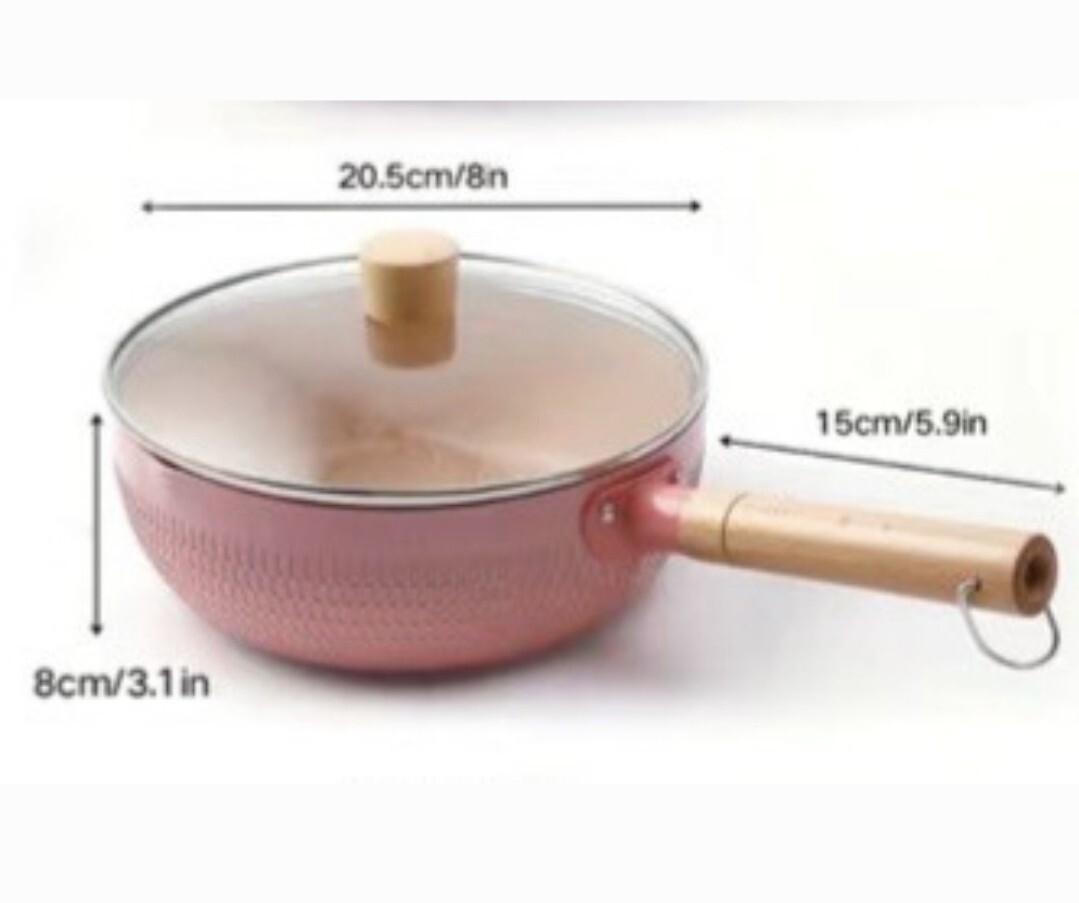 1pc Stainless Steel, Japanese style Non-stick Soup Pot With Cover