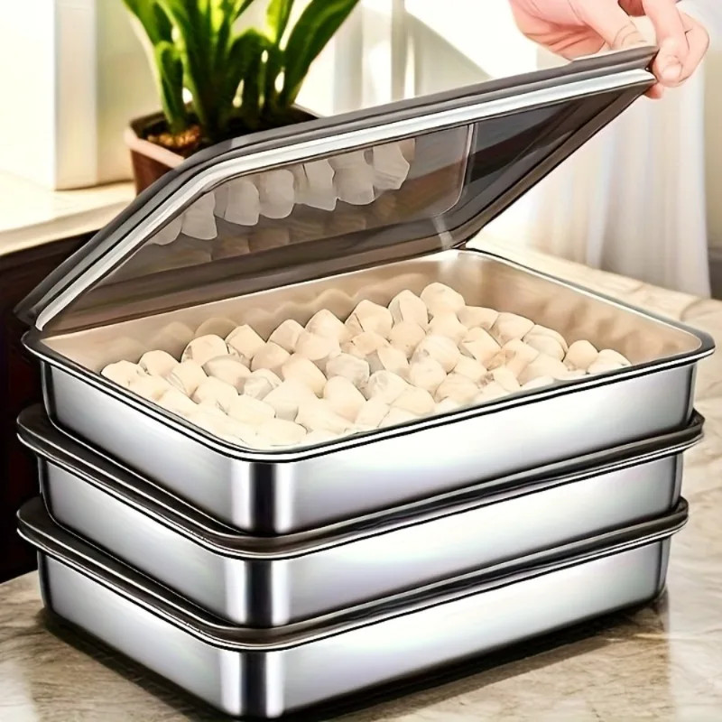 Professional Baking Panes with Lid 3 Piece: Nonstick Steel Set
