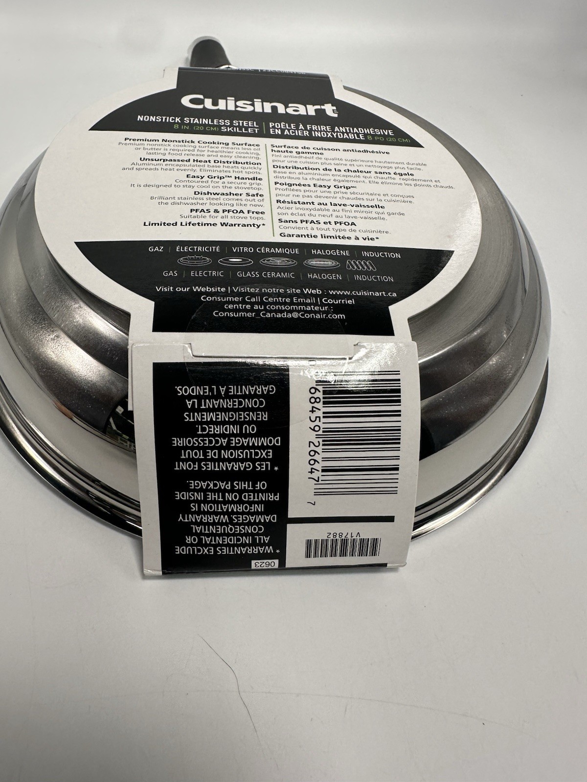 Cuisinart Chef’s Classic 8-Inch Stainless Steel Nonstick Fry Pan (722-20NSSC)