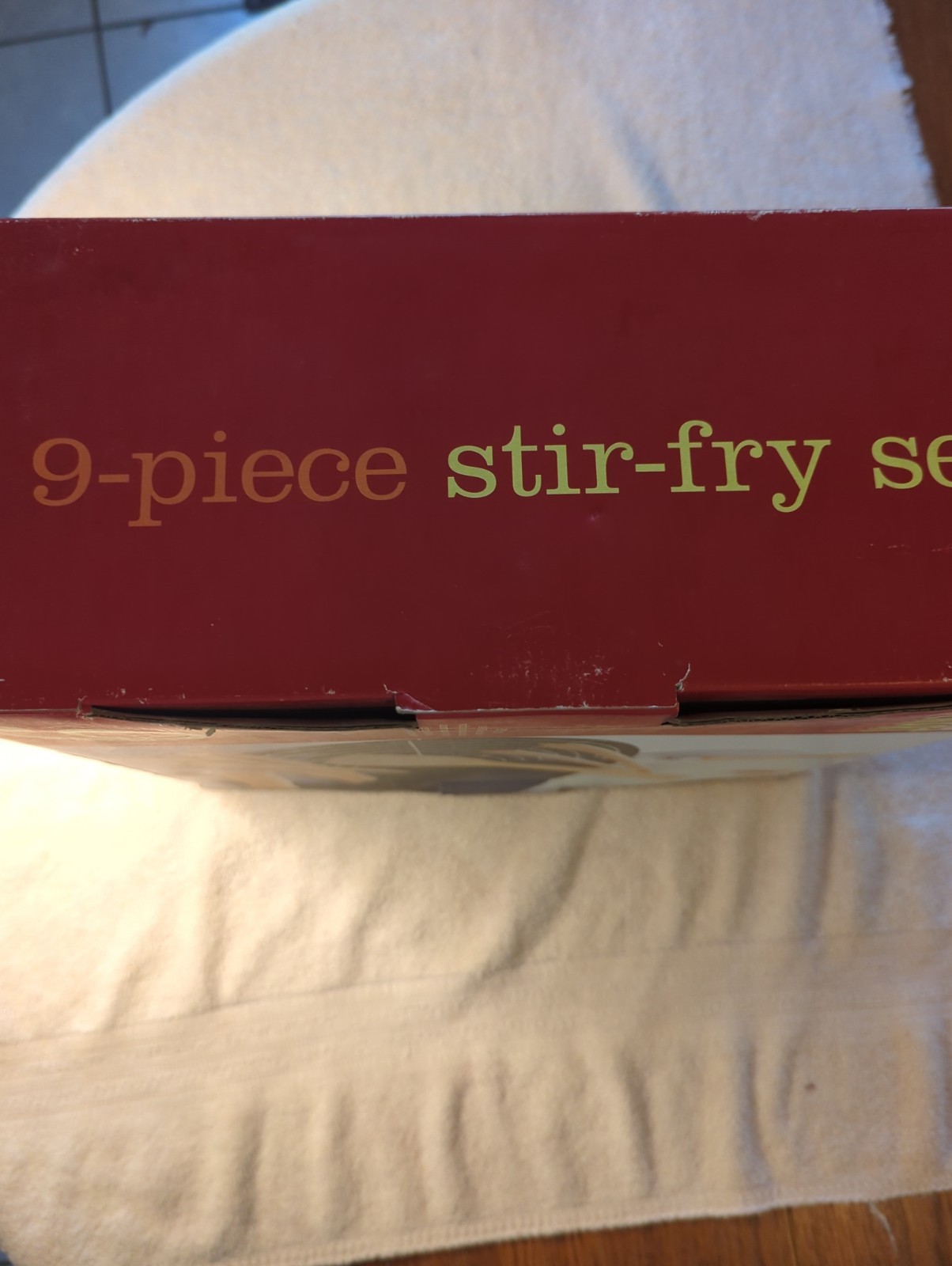 Martha Stewart Everyday 9 Piece Stir-Fry Set 14″ Wok Kmart 2001 NEW In Box READ