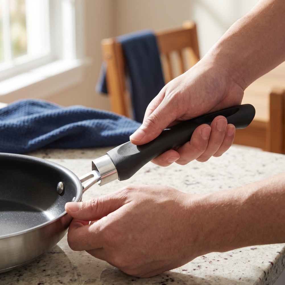 2pcs Black Pot Handle: Scald-Proof Replacement Saucepan Grip – Removable &