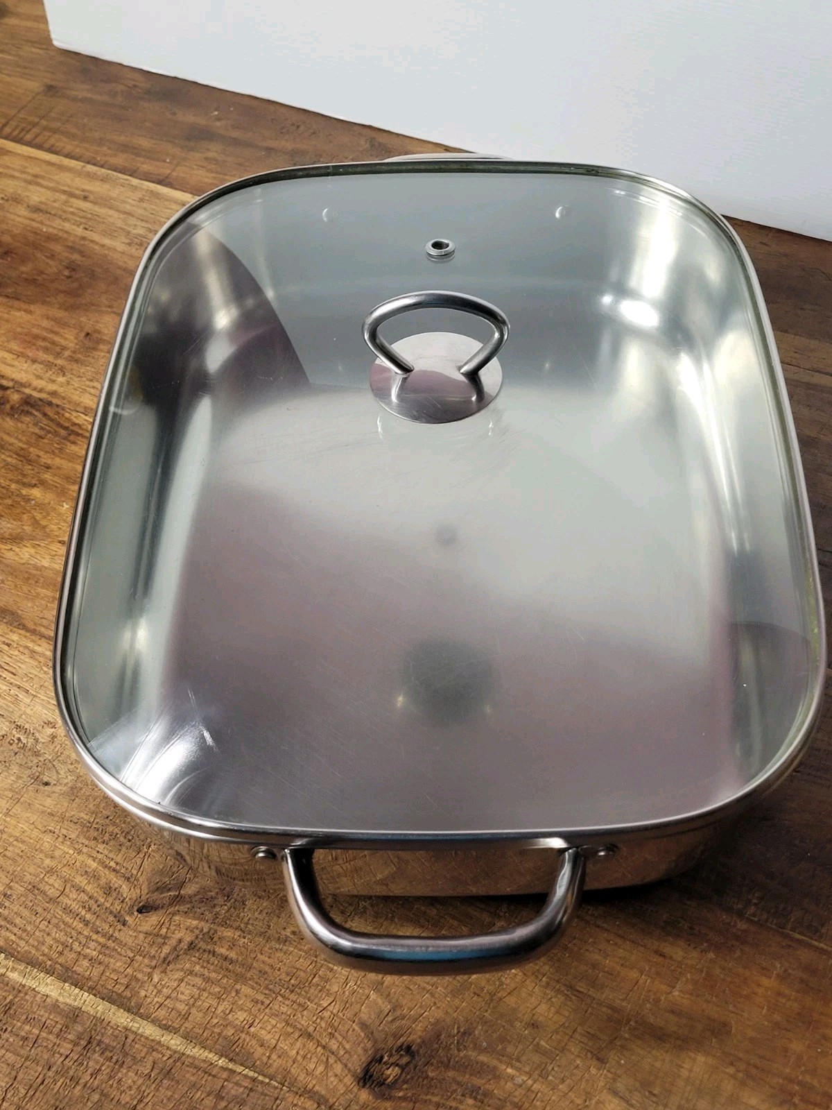 Sunbeam Ellise Stainless Rectangular Frypan FP8910 38cm x 30cm X 7cm